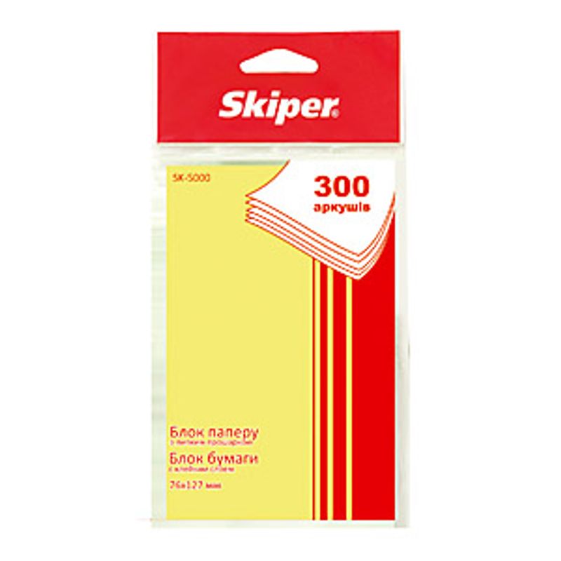 Папір клейкий 76х102 300арк. кольор