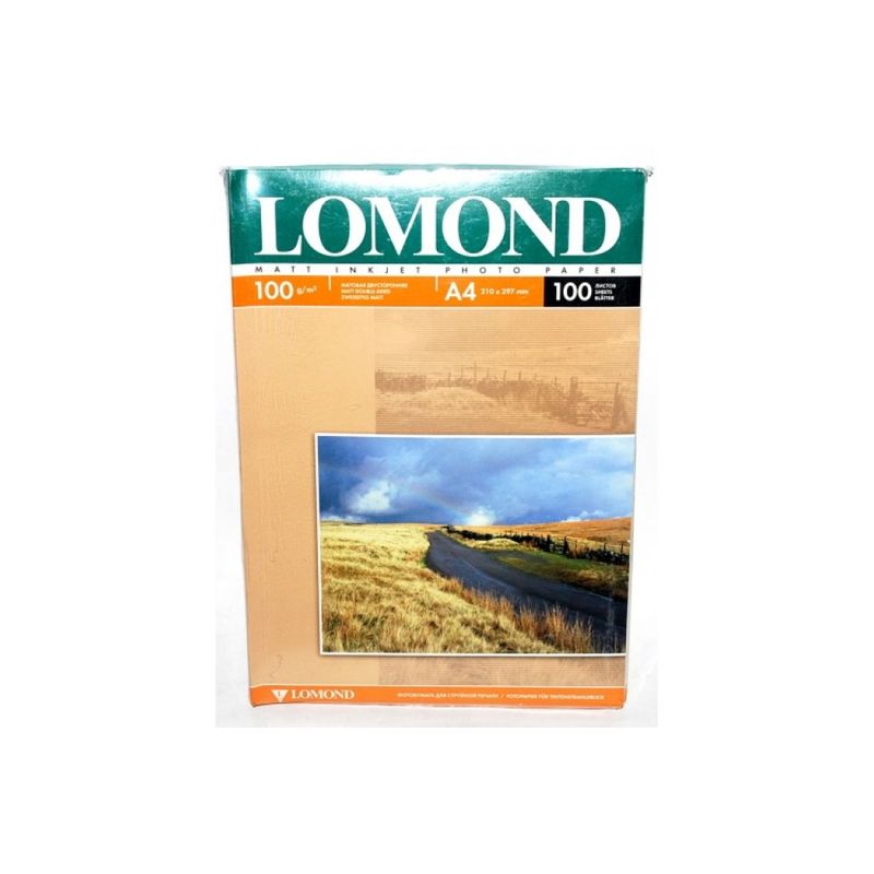 Папір фото A4 100г/м2 матова 2 стороння 100арк