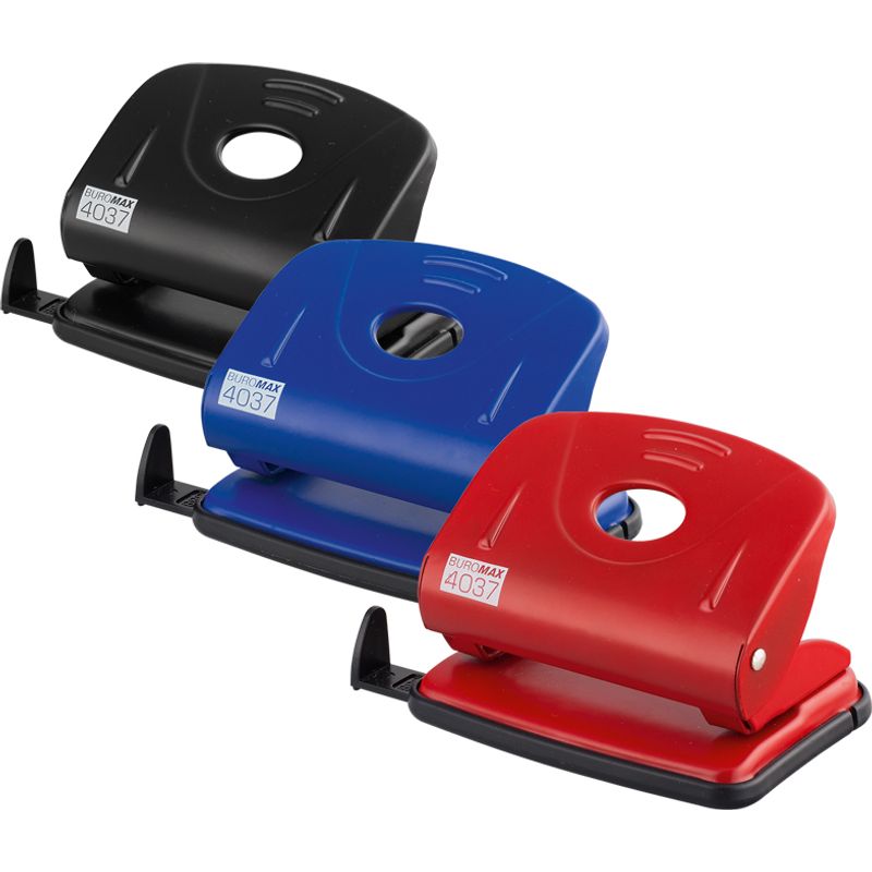 Діркопробивач (20 аркуш. ) метал. важіль, з лінійкою