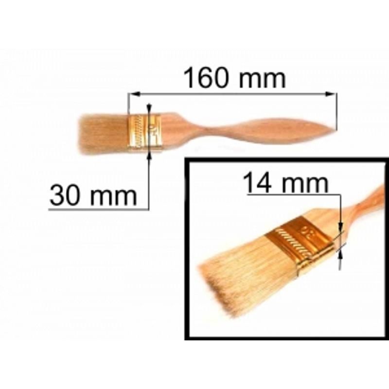 Пензель малярний флейц 30х14мм
