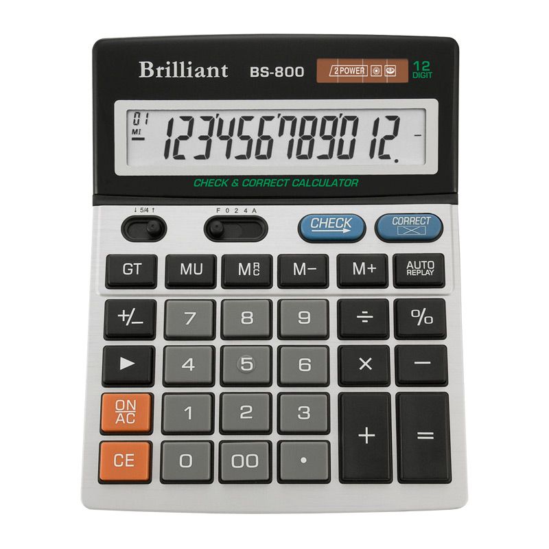 Калькулятор бухг. 12-разр. 140х176х46