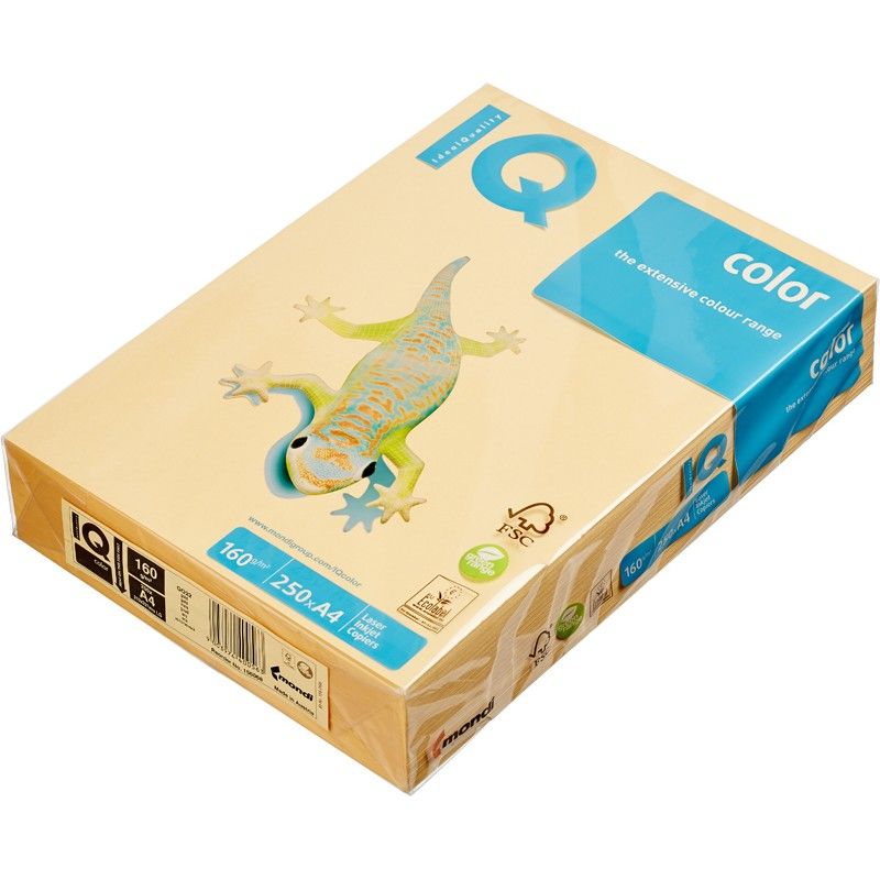 Папір кольоровий A4 жовт. средн. золото(160г/м2)250арк