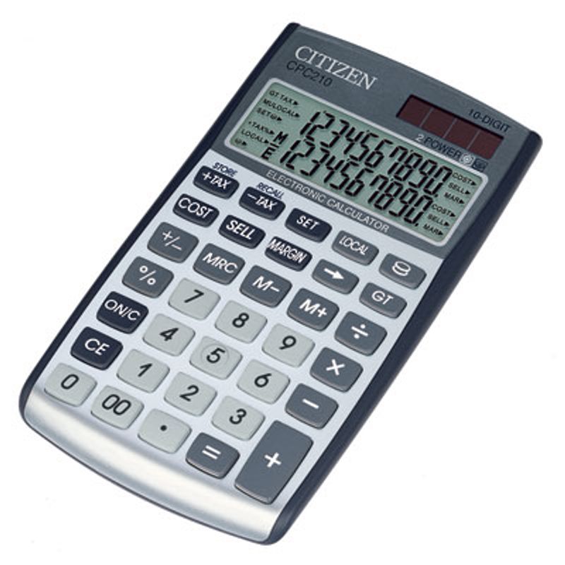 Калькулятор бухг. 10-разр. 79х136х12