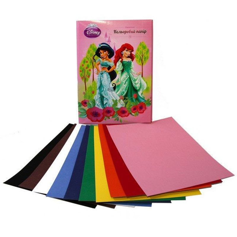 Картон кольоровий А4 10 арк. БАРХАТ