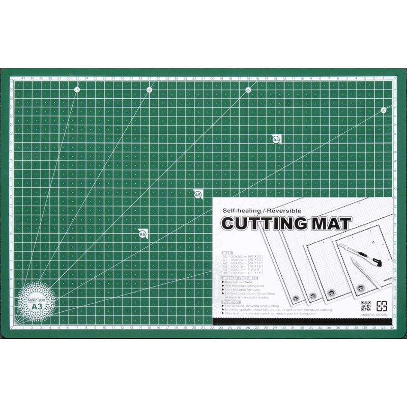 Килимок для крою самовирівнюючийся 3 шара, (45 х 30 х 0, 30) см, A3, ПВХ