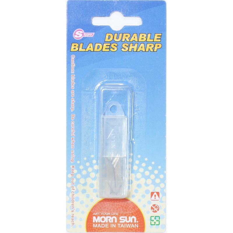 Леза 24х4х0, 4мм, (6шт. ), для трафаретних ножів MS-11113; MS-16101; MS-11904