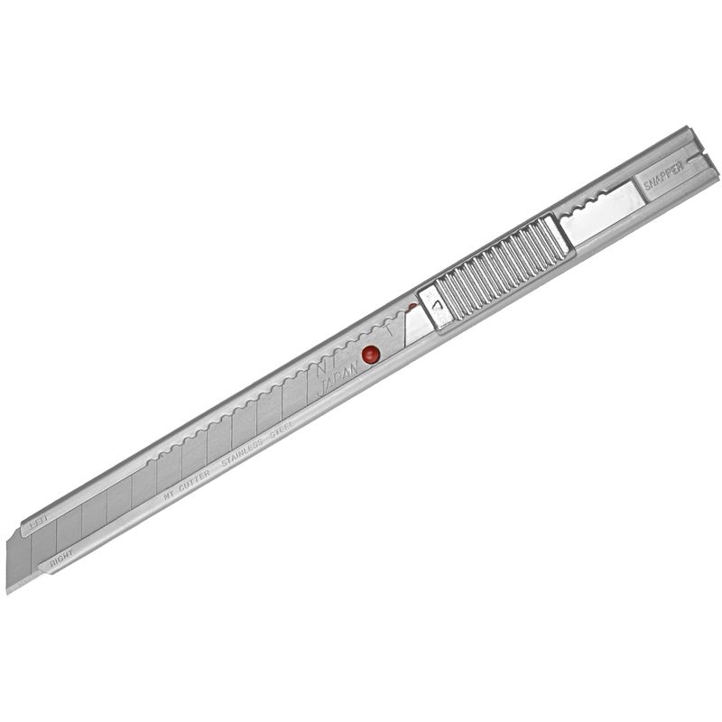 Ніж канцелярський малий, лезо 9 мм (метал. напр), метал корпус-НС, , АВТОLOCK, кут леза 58 град