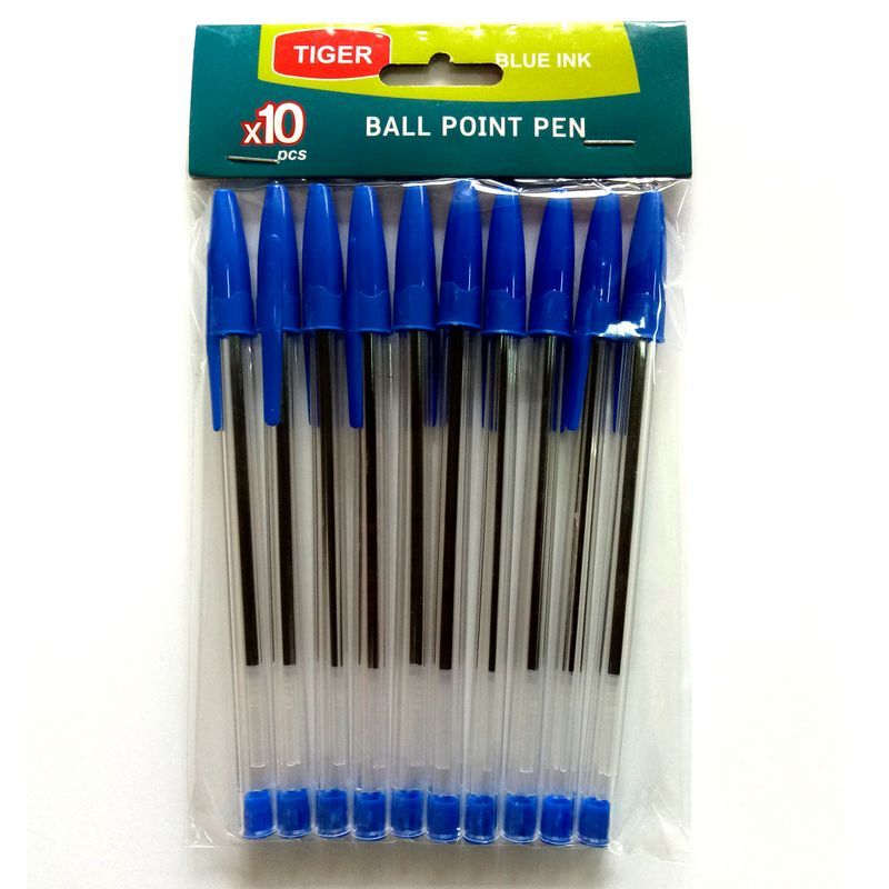 Шариковая ручка синяя TIGER уп. 10шт