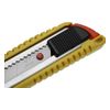 Ніж канцелярський великий, лезо 18 мм (метал. напр), пластік корпус, АВТОLOCK, кут леза 58 град, жовтий