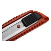 Ніж канцелярський великий, лезо 18 мм (метал. напр), пластік корпус, АВТОLOCK, кут леза 58 град, червон